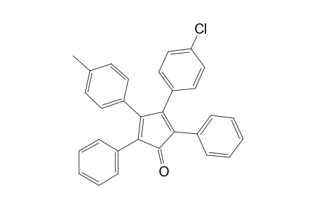 3-(p-Chlorophenyl)-2,5-diphenyl-4-p-tolyl-2,4-cyclopentadien-1-one