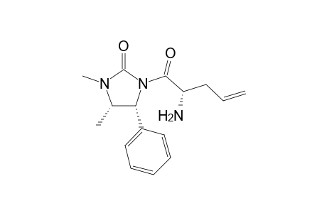 (2S,4'S,5'R)-2-Amino-1-(3',4'-Dimethyl-2'-oxo-5'-phenyl-1'-imidazolyldinyl)-4-penten-1-one