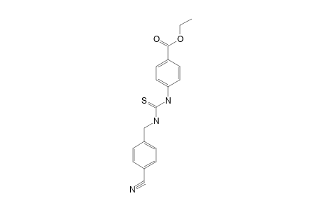 p-[3-(p-cyanobenzyl)-2-thioureido]benzoic acid, ethyl ester