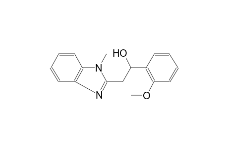 1-(2-Methoxyphenyl)-2-(1-methyl-1H-benzimidazol-2-yl)ethanol