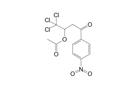 2-Acetoxy-1,1,1-trichloro-4-(4-nitrophenyl)-4-butanone