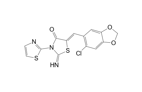 5'-(6-Chloro-benzo[1,3]dioxol-5-ylmethylene)-2'-imino-[2,3']bithiazolyl-4'-one