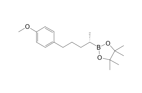 2-[(1S)-4-(4-methoxyphenyl)-1-methyl-butyl]-4,4,5,5-tetramethyl-1,3,2-dioxaborolane