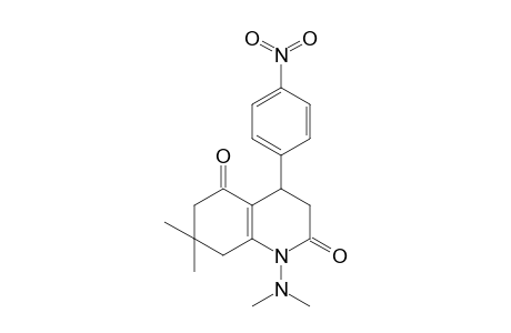 2,5(1H,3H)-Quinolinedione, 1-(dimethylamino)-4,6,7,8-tetrahydro-7,7-dimethyl-4-(4-nitrophenyl)-