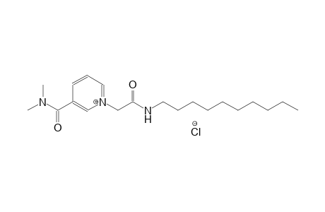 1-[(decylcarbamoyl)methyl]-3-(dimethylcarbamoyl)pyridinium chloride