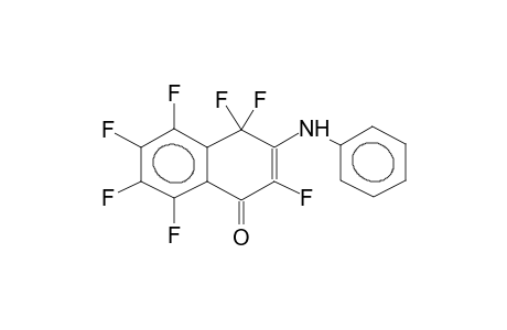 1-OXO-3-PHENYLAMINO-1,4-DIHYDROHEPTAFLUORONAPHTHALENE