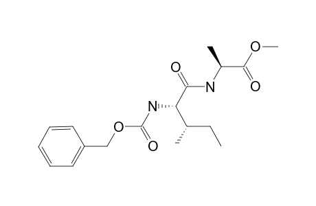 Alanine, N-(N-benzyloxycarbonyl-L-isoleucyl)-, methyl ester