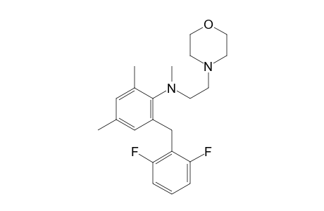 2-(2,6-Difluorobenzyl)-N,4,6-trimethyl-N-(2-morpholinoethyl)aniline