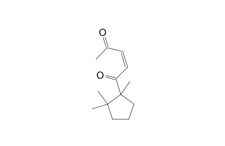 (2Z)-1-(1,2,2-Trimethylcyclopentyl)-2-pentene-1,4-dione
