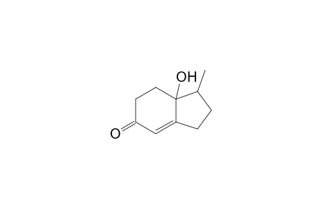 1,2,3,4,5,6-hexahydro-3-methyl-6-oxo-3aH-indene-3a-ol isomer