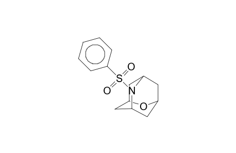 2-Oxa-6-azatricyclo[3.3.1.1(3,7)]decane, 6-(phenylsulfonyl)-