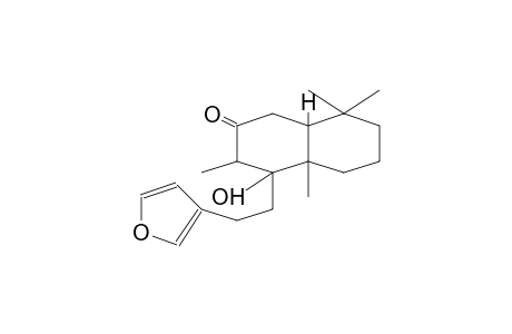 2(1H)-NAPHTHALENONE, 4-[2-(3-FURANYL)ETHYL]OCTAHYDRO-4-HYDROXY-3,4A,8,