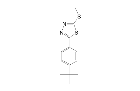 2-(p-tert-butylphenyl)-5-(methylthio)-1,3,4-thiadiazole