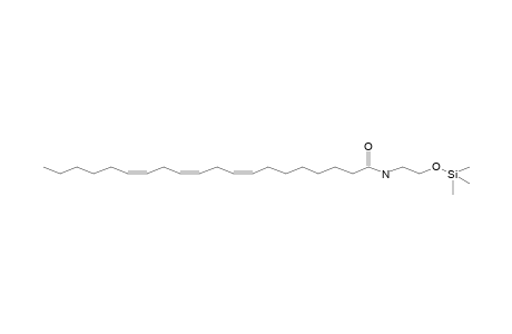 (8Z,11Z,14Z)-N-(2-Hydroxyethyl)icosa-8,11,14-trienamide, o-tms