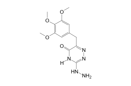 3-hydrazino-6-(3,4,5-trimethoxybenzyl)-as-triazin-5(4H)-one