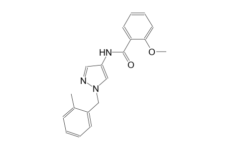 2-methoxy-N-[1-(2-methylbenzyl)-1H-pyrazol-4-yl]benzamide