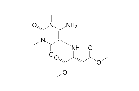 6-AMINO-5-(1,2-(E)-DICARBOMETHOXYVINYL)-AMINO-1,3-DIMETHYL-PYRIMIDINE-2,4(1H,3H)-DIONE