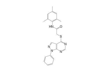 N-mesityl-2-[(1-phenyl-1H-pyrazolo[3,4-d]pyrimidin-4-yl)sulfanyl]acetamide