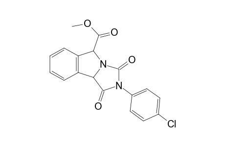 2-(p-chlorophenyl)-1,3-dioxo-2,3,5,9b-tetrahydro-1H-imidazo[5,1-a]isoindole-5-carboxylic acid, methyl ester