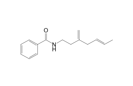 N-[(E)-3-Methylenehept-5-enyl]benzamide