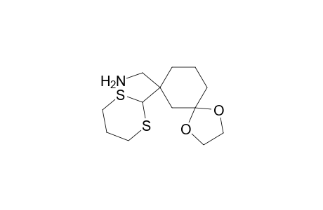 7-(Aminomethyl)-7-(1,3-dithian-2-yl)-1,4-dioxaspiro[4.5]decane