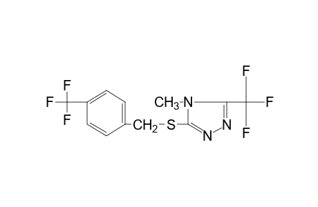 4-methyl-3-(trifluoromethyl)-5-{[p-(trifluoromethyl)benzyl]thio}-4H-1,2,4-triazole