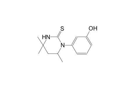 1-(3-hydroxyphenyl)-4,4,6-trimethyltetrahydro-2(1H)-pyrimidinethione