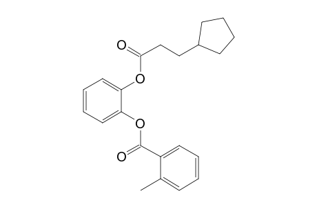 1,2-Benzenediol, o-(3-cyclopentylpropionyl)-o'-(2-methylbenzoyl)-