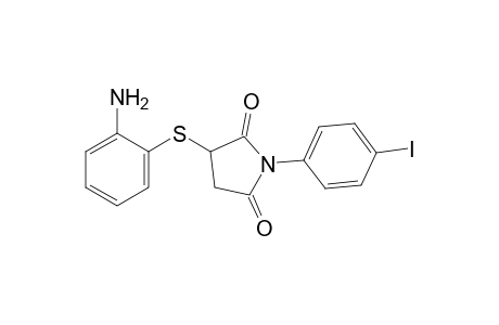 2-[o-aminophenyl)thio]-N-(p-iodophenyl)succinimide