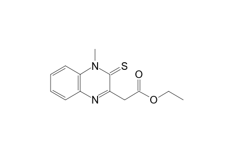 3,4-dihydro-4-methyl-3-thioxo-2-quinoxalineacetic acid, ethyl ester