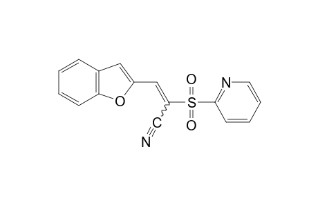 alpha-[(2-pyridyl)sulfonyl]-2-benzofuranacrylonitrile