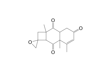 3,8,9-TRIMETHYL-TRICYCLO-[6.4.0.0(3,6)]-DODEC-9-ENE-2,7,11-TRIENE-SPIRO-OXIRANE