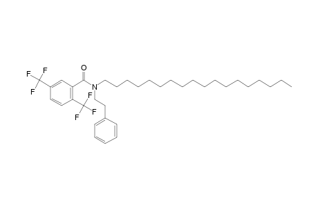 2,5-di(Trifluoromethyl)benzamide, N-(2-phenylethyl)-N-octadecyl-