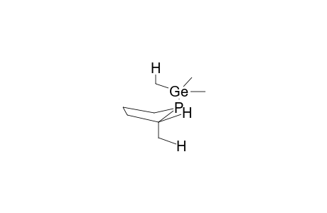 TRANS-1-TRIMETHYLGERMYL-2-METHYLPHOSPHOLANE