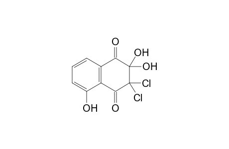 3,3-Dichloro-2,2,5-trihydroxy-2,3-dihydro-1,4-naphthoquinone