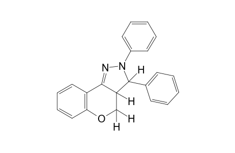 2,3-diphenyl-2,3,,3a,4-tetrahydro[1]benzopyrano[4,3-c]pyrazole