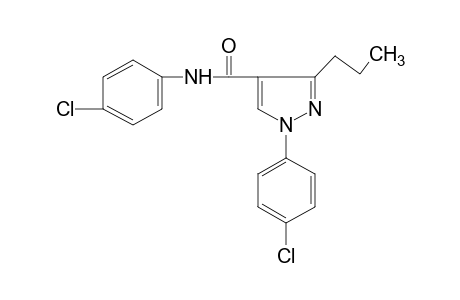 4'-chloro-1-(p-chlorophenyl)-3-propylpyrazole-4-carboxanilide