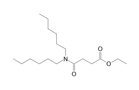 Succinic acid, monoamide, N,N-dihexyl-, ethyl ester