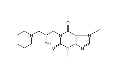 1-(2-HYDROXY-3-PIPERIDINOPROPYL)THEOBROMINE