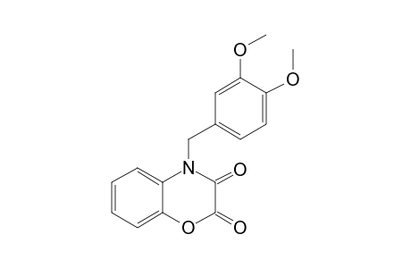 2H-1,4-Benzoxazine-2,3(4H)-dione, 4-[(3,4-dimethoxyphenyl)methyl]-