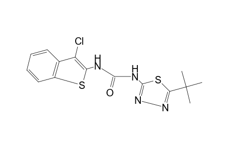 1-(5-tert-butyl-1,3,4-thiadizol-2-yl)-3-(3-chlorobenzo[b]thien-2-yl)urea