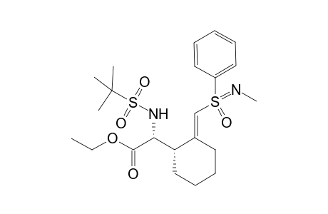 (+)-(E,R(S),2R,3S)-[2-(N-METHYL-S-PHENYLSULFONIMIDOYL-METHYLENE-CYCLOHEXYL)-(2-METHYLPROPANE-2-SULFONYLAMINO)-ACETIC-ACID-ETHYLESTER