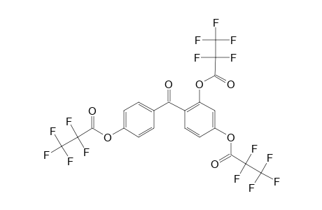 2,4,4'-Trihydroxybenzophenone, tris(pentafluoropropionate)