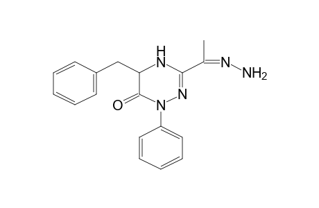 5-Benzyl-3-(1-hydrazonoethyl)-1-phenyl-4,5-dihydro-1H-[1,2,4]triazin-6-one