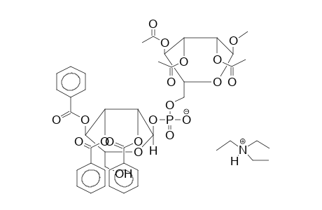 METHYL-2,3,4-TRI-O-ACETYL-6-(2,3,4-TRI-O-BENZOYL-ALPHA-D-MANNOPYRANOSYLPHOSPHO)-ALPHA-D-MANNOPYRANOSIDE, TRIETHYLAMMONIUM SALT