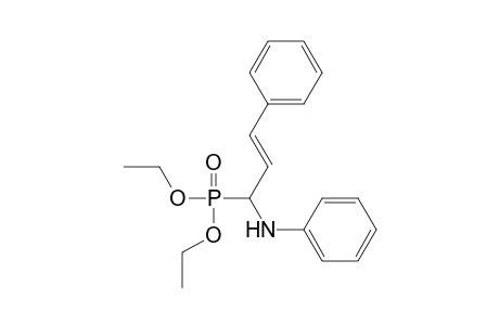 DIETHYL-1-[N-(PHENYL)-AMINO]-3-PHENYL-2-PROPENYL-PHOSPHONATE