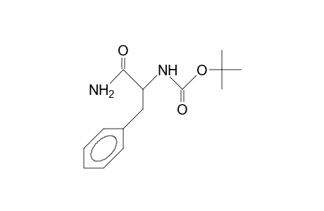 3-Phenylpropanamide, 2-t-butoxycarbonylamino-