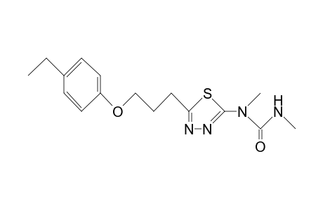 Urea, N-[5-[3-(4-ethylphenoxy)propyl]-1,3,4-thiadiazol-2-yl]N,N'-dimethyl-