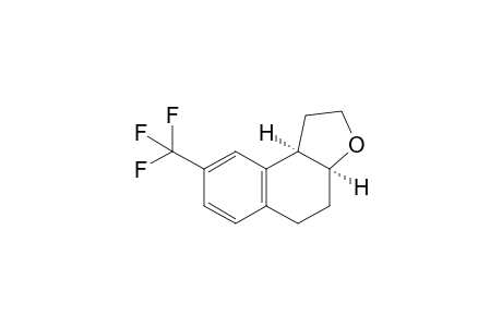 (3aR*, 9bS*)-8-(trifluoromethyl)-1,2,3a,4,5,9b-Hexahydronaphtho[2,1-b]furan