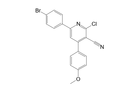 6-(4-Bromophenyl)-2-chloro-4-(4-methoxyphenyl)nicotinonitrile